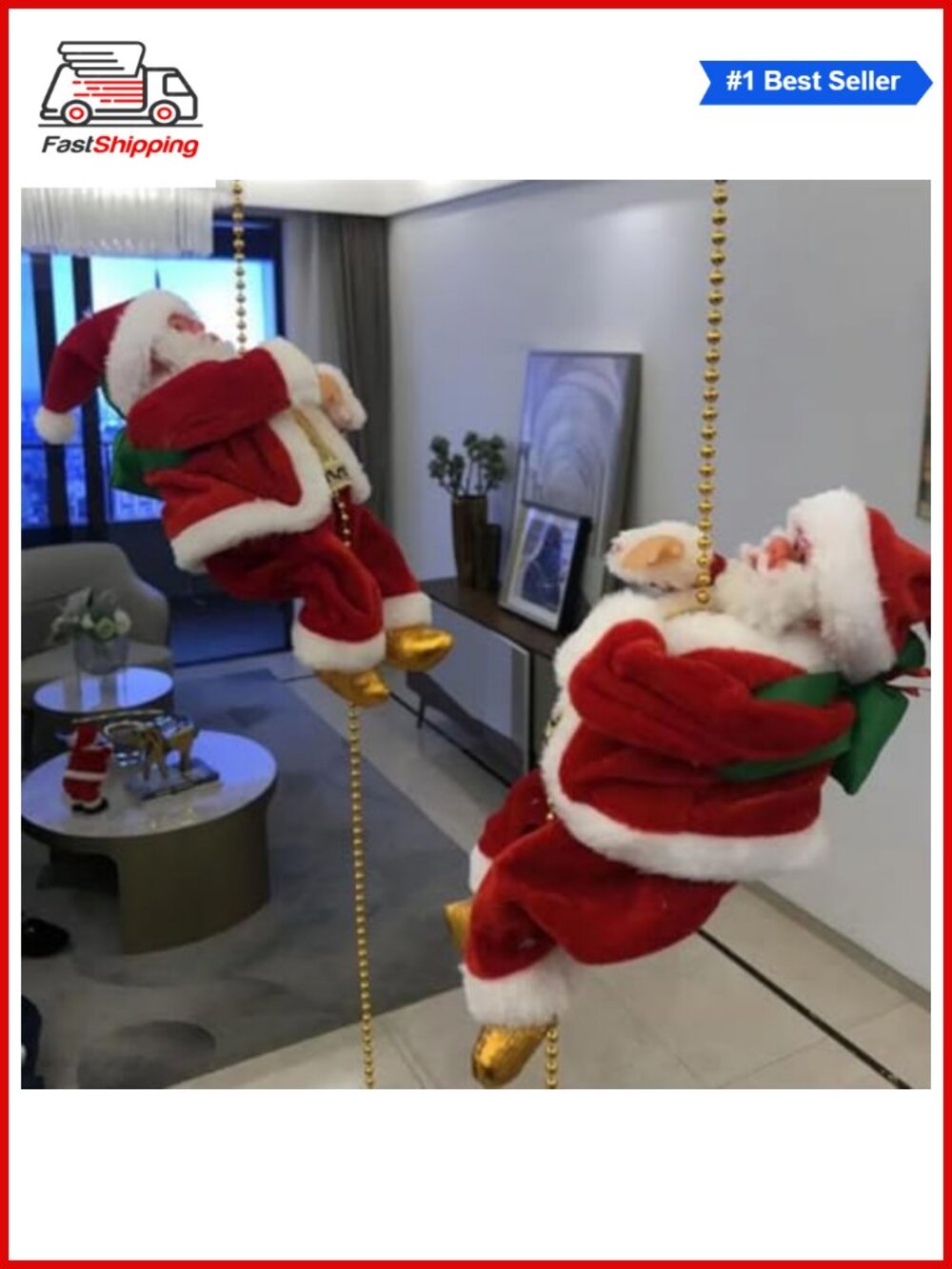 ๐
Animated Climbing Santa with Music Battery Operated Christmas Decor - Picture 5 of 6